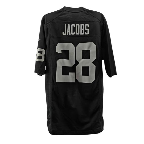 NFL Las Vegas Raiders Josh Jacobs Nike Black Game Player Jersey Small - Picture 5 of 5
